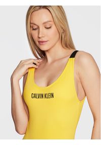 Calvin Klein Swimwear Strój kąpielowy Intense Power KW0KW01597 Żółty. Kolor: żółty. Materiał: syntetyk #2
