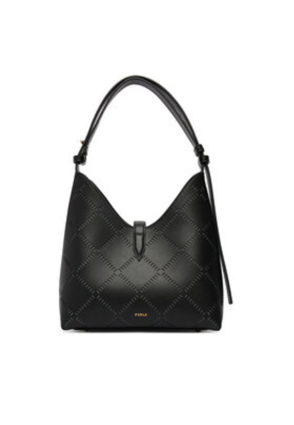 Furla Torebka Goccia S WB01979 BX3947 KH O6000 Czarny. Kolor: czarny. Materiał: skórzane