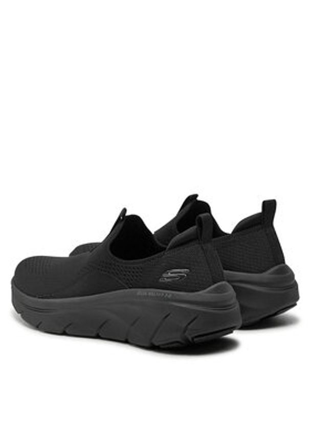 skechers - Skechers Sneakersy D'Lux Walker 2.0 - Bold State 150092 BBK Czarny. Kolor: czarny. Materiał: materiał