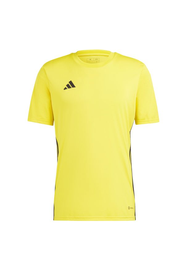 Adidas - Koszulka męska adidas Tabela 23 Jersey. Kolor: czarny, wielokolorowy, żółty. Materiał: syntetyk. Sport: piłka nożna