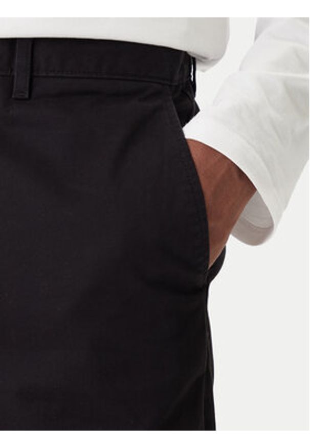 TOMMY HILFIGER - Tommy Hilfiger Chinosy Denton Essential MW0MW40262 Czarny Straight Fit. Kolor: czarny. Materiał: bawełna