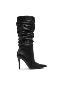 Steve Madden Kozaki Schmooze SM11003453 Czarny. Kolor: czarny. Materiał: skóra #1