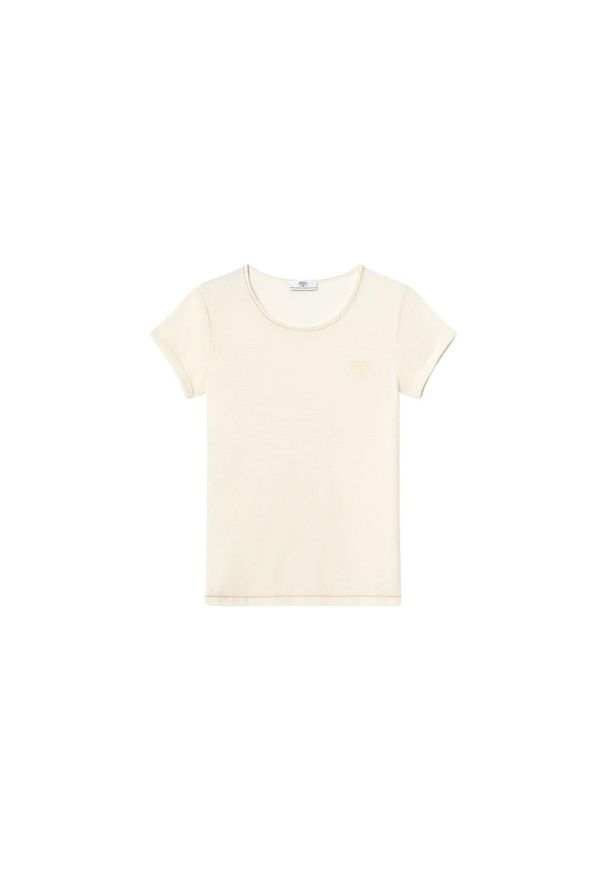 LE TEMPS DES CERISES - Koszulka damska Le Temps des cerises Smallvtrame. Kolor: wielokolorowy, biały, beżowy