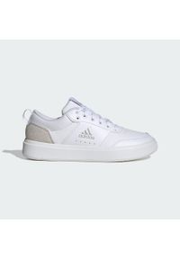 Adidas - Park Street Shoes. Okazja: na co dzień. Kolor: biały, wielokolorowy, szary. Materiał: materiał #2