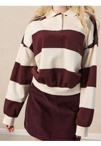 Sinsay - Bluza polo w paski - wielobarwny. Typ kołnierza: polo. Wzór: paski