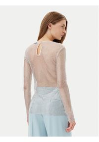 Marella Bluzka Rino 2513941011 Biały Slim Fit. Kolor: biały. Materiał: syntetyk #3