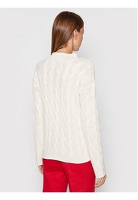 United Colors of Benetton - United Colors Of Benetton Sweter 1335D2467 Biały Regular Fit. Kolor: biały. Materiał: syntetyk #3