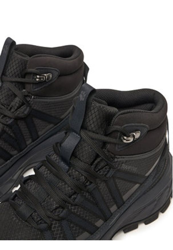Jack Wolfskin Trekkingi Wild Hike Texapore Mid W Czarny. Kolor: czarny. Materiał: materiał