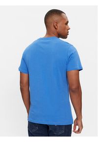 Tommy Jeans T-Shirt Essential Flag DM0DM18263 Niebieski Slim Fit. Kolor: niebieski. Materiał: bawełna #3