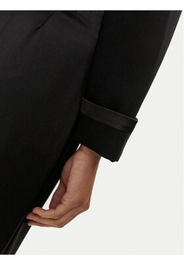 ACCESS FASHION Marynarka 44-1027-202 Czarny Regular Fit. Kolor: czarny. Materiał: syntetyk
