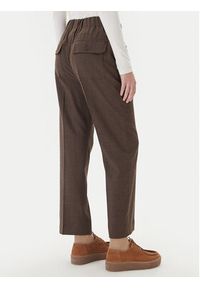 Weekend Max Mara Spodnie materiałowe Hataley 2525136022 Brązowy Regular Fit. Kolor: brązowy. Materiał: wełna #4