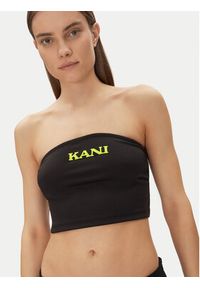 Karl Kani Top Retro Bandeau 61310127 Czarny Slim Fit. Kolor: czarny. Materiał: syntetyk. Styl: retro