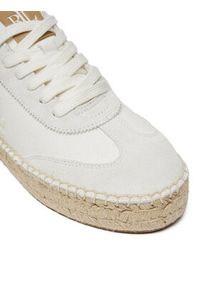 Lauren Ralph Lauren - LAUREN RALPH LAUREN Espadryle Luize 802959230001 Biały. Kolor: biały. Materiał: materiał