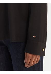 TOMMY HILFIGER - Tommy Hilfiger Koszula WW0WW48180 Czarny Regular Fit. Kolor: czarny. Materiał: wiskoza #2