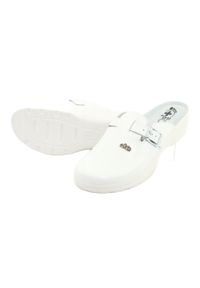 Befado obuwie damskie 157D003 białe. Kolor: biały. Materiał: skóra
