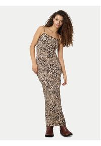 Noisy may - Noisy May Sukienka letnia Avery 27034320 Brązowy Slim Fit. Kolor: brązowy. Materiał: syntetyk. Sezon: lato #7