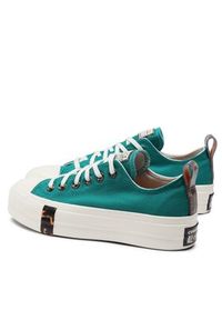 Converse Trampki Chuck Taylor All Star Lift A05288C Zielony. Kolor: zielony