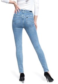 Lee - SPODNIE DAMSKIE LEE SCARLETT ULTRA HIGH BRIGHTON ROCK L30LMXBC 112106502. Styl: rockowy #6