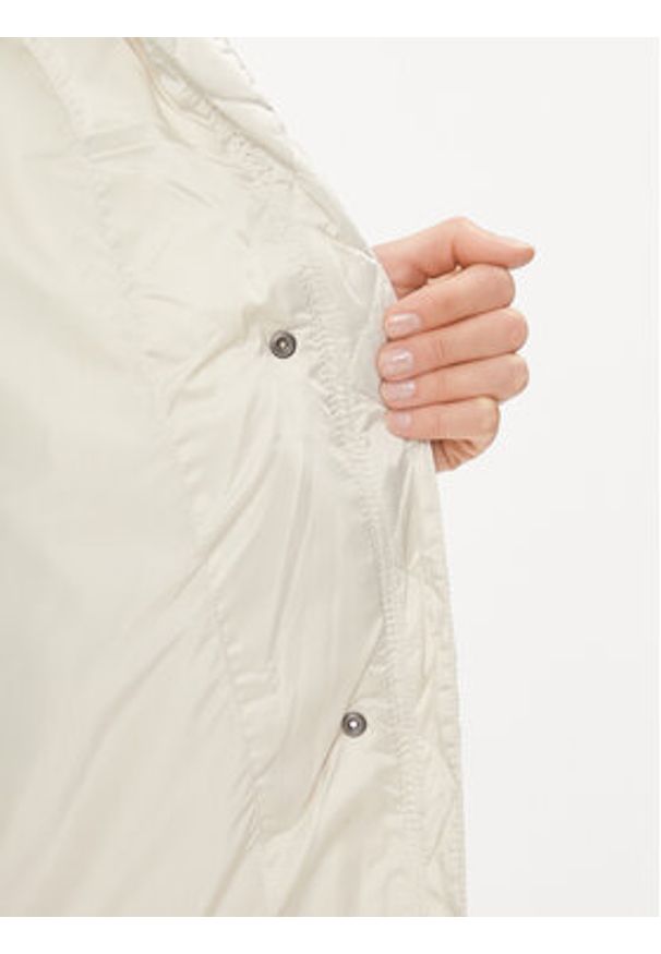 Tommy Jeans Kurtka zimowa Ovr Satin DW0DW16586 Écru Regular Fit. Materiał: syntetyk. Sezon: zima