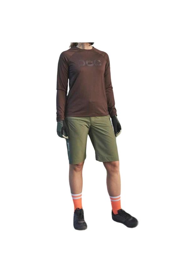 Spodenki rowerowe damskie POC W's Essential Enduro. Kolor: zielony. Sport: kolarstwo