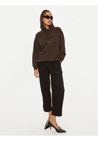 Pinko Bluza Skype 101685 A21P Brązowy Relaxed Fit. Kolor: brązowy. Materiał: bawełna #5