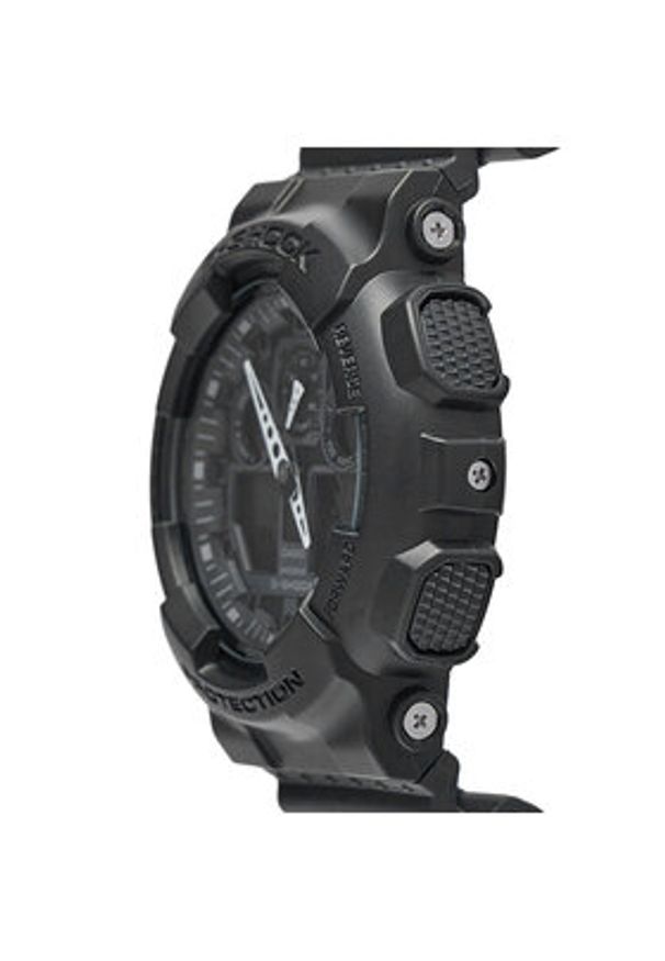 G-Shock Zegarek GA-100-1A1ER Czarny. Kolor: czarny. Materiał: syntetyk