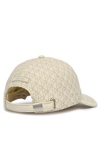 Calvin Klein Czapka z daszkiem LV04F5036G Écru. Kolor: kremowy. Materiał: bawełna #4