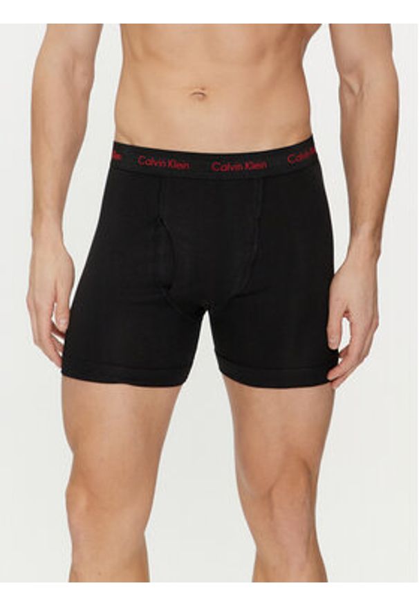 Calvin Klein Underwear Komplet 3 par bokserek 000NB2616A Czarny. Kolor: czarny. Materiał: bawełna