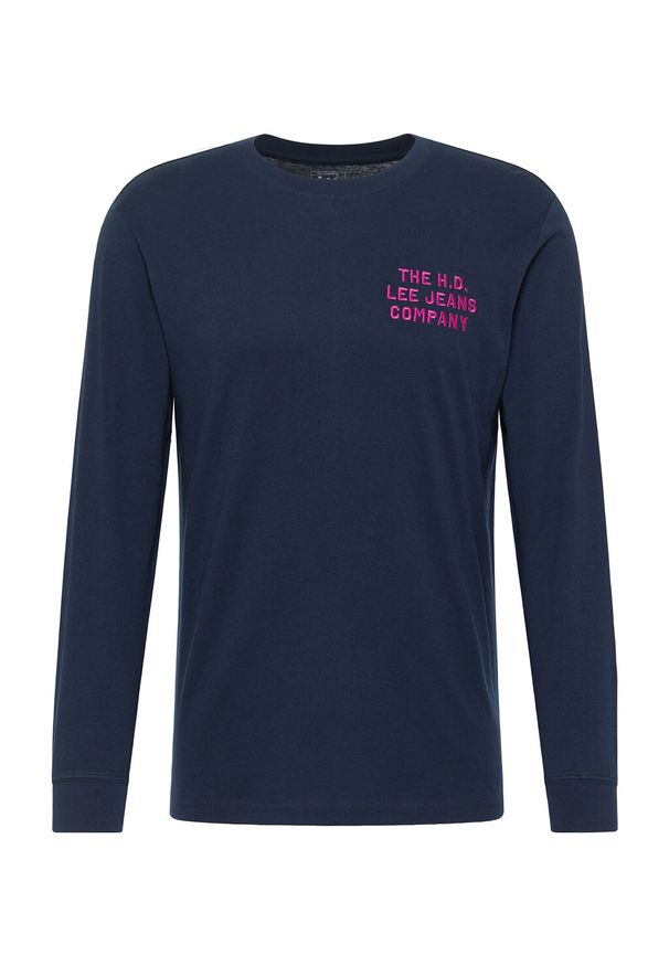 Lee - LEE RELAXED LONGSLEEVE TEE MĘSKA KOSZULKA Z DŁUGIM RĘKAWEM EMPEROR 112341754 LL94015537. Długość rękawa: długi rękaw. Długość: długie