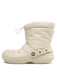 Crocs Botki Classic Lined Neo Puff Boot 206630 Beżowy. Kolor: beżowy #6