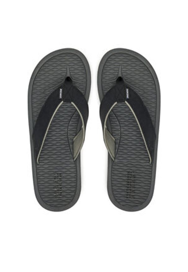 skechers - Skechers Japonki Tantric-Copano 205097/BLK Czarny. Kolor: czarny. Materiał: skóra