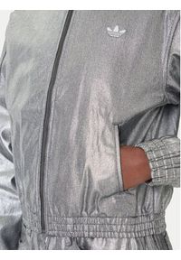 Adidas - adidas Kurtka jeansowa Firebird KD2910 Srebrny Regular Fit. Kolor: srebrny. Materiał: bawełna #6