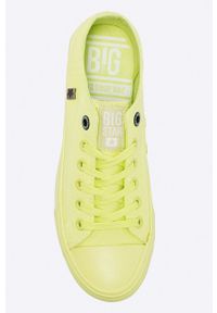 Big-Star - Big Star - Tenisówki. Nosek buta: okrągły. Zapięcie: sznurówki. Kolor: zielony. Materiał: guma