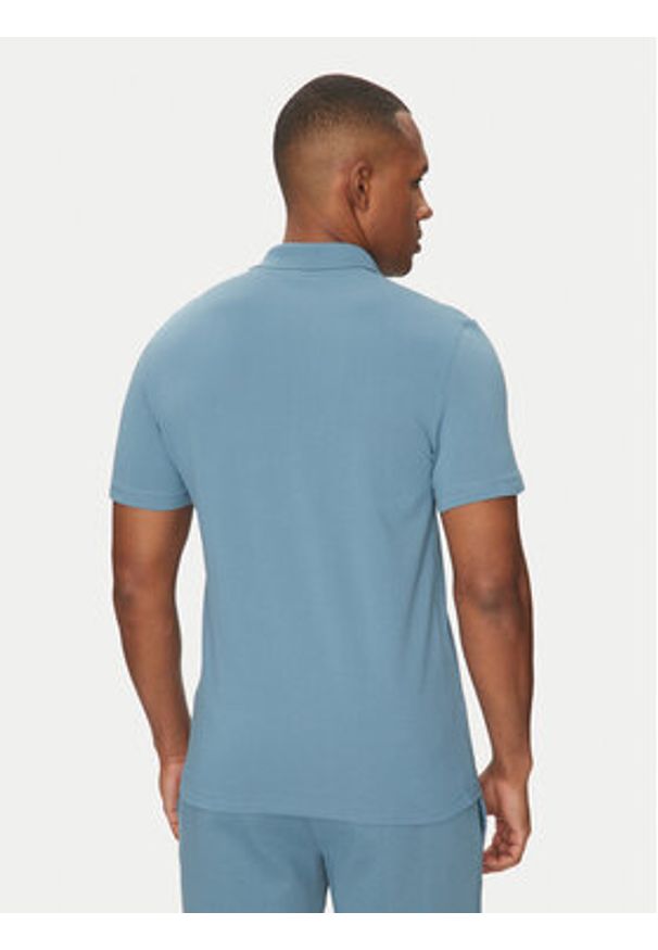 Lacoste Polo DH5522 Niebieski Regular Fit. Typ kołnierza: polo. Kolor: niebieski. Materiał: bawełna, syntetyk