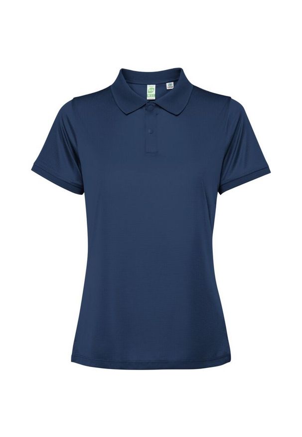 ROLY - Damska Koszulka Polo Z Krótkim Rękawem Tormo. Typ kołnierza: polo. Kolor: niebieski. Długość rękawa: krótki rękaw. Długość: krótkie