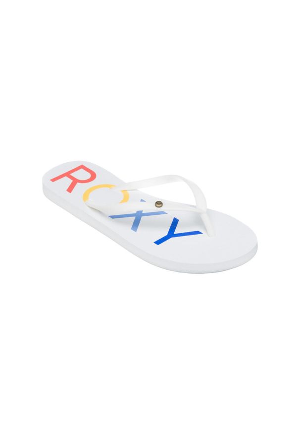 Roxy - Sandały dla Kobiety SANDY Biały. Kolor: biały. Materiał: syntetyk, guma. Wzór: nadruk
