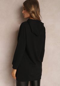 Renee - Czarna Bluza Alcousa. Kolor: czarny. Materiał: dzianina. Wzór: gładki. Styl: sportowy #3
