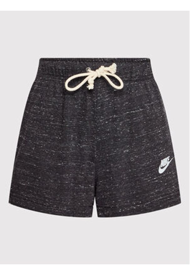 Nike Szorty sportowe Sportswear Gym Vintage DM6392 Czarny Regular Fit. Kolor: czarny. Materiał: bawełna, syntetyk
