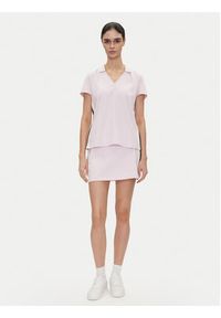 DKNY Sport Polo DP5T1212 Różowy Regular Fit. Typ kołnierza: polo. Kolor: różowy. Materiał: bawełna. Styl: sportowy