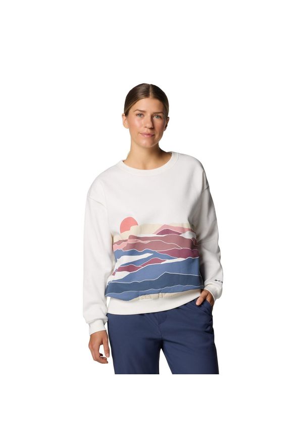columbia - Columbia Bluza Meridian Creek 2086051125. Kolor: biały