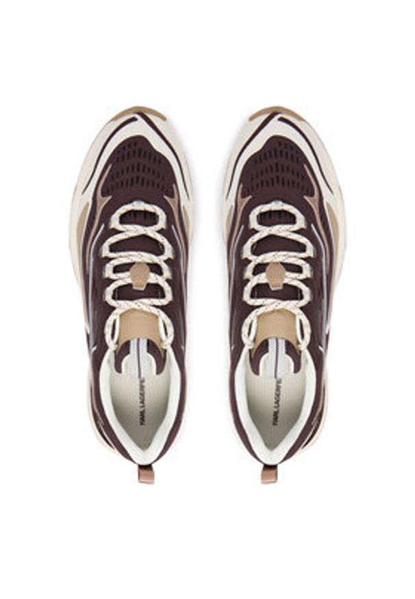 Karl Lagerfeld - KARL LAGERFELD Sneakersy Blaze KL52428 Brązowy. Kolor: brązowy. Materiał: materiał