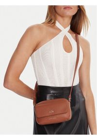 Armani Exchange Torebka XW001547 AF17019 U6048 Brązowy. Kolor: brązowy. Materiał: skórzane #1
