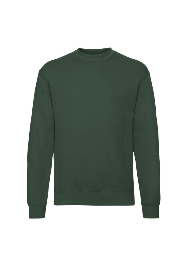 FRUIT OF THE LOOM - Klasyczna Bluza Rozpinana Unisex Dla Dorosłych. Kolor: zielony