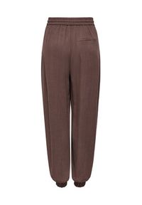 only - ONLY Spodnie materiałowe Siesta 15373197 Brązowy Regular Fit. Kolor: brązowy. Materiał: wiskoza #4