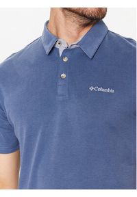 columbia - Columbia Polo Nelson Point 1772721 Niebieski Regular Fit. Typ kołnierza: polo. Kolor: niebieski. Materiał: syntetyk #3