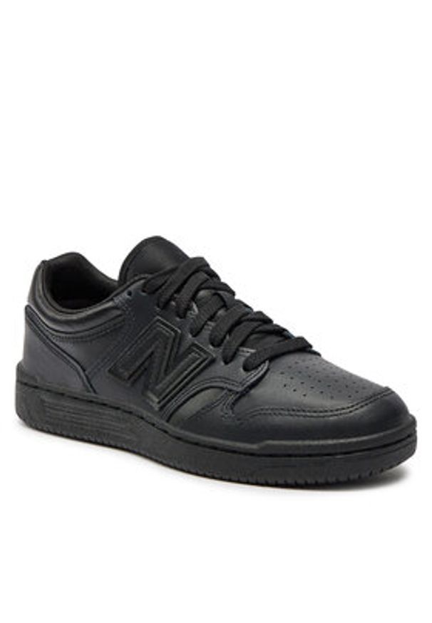 New Balance Sneakersy GSB4803B Czarny. Kolor: czarny. Materiał: skóra