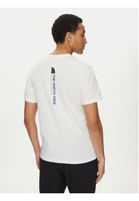 The North Face T-Shirt Vertical NF0A89FP Biały Regular Fit. Kolor: biały. Materiał: bawełna