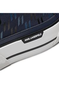 Karl Lagerfeld - KARL LAGERFELD Trampki KL50454 Granatowy. Kolor: niebieski. Materiał: materiał #4