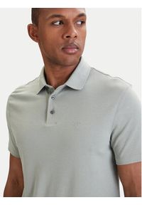 Calvin Klein Polo LV04LB276G Turkusowy Regular Fit. Typ kołnierza: polo. Kolor: turkusowy. Materiał: bawełna #4