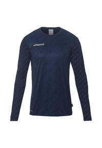 UHLSPORT - Dziecięca koszulka bramkarska z długim rękawem Uhlsport Progressive. Kolor: niebieski, czarny, biały, wielokolorowy. Długość rękawa: długi rękaw. Długość: długie. Sport: piłka nożna